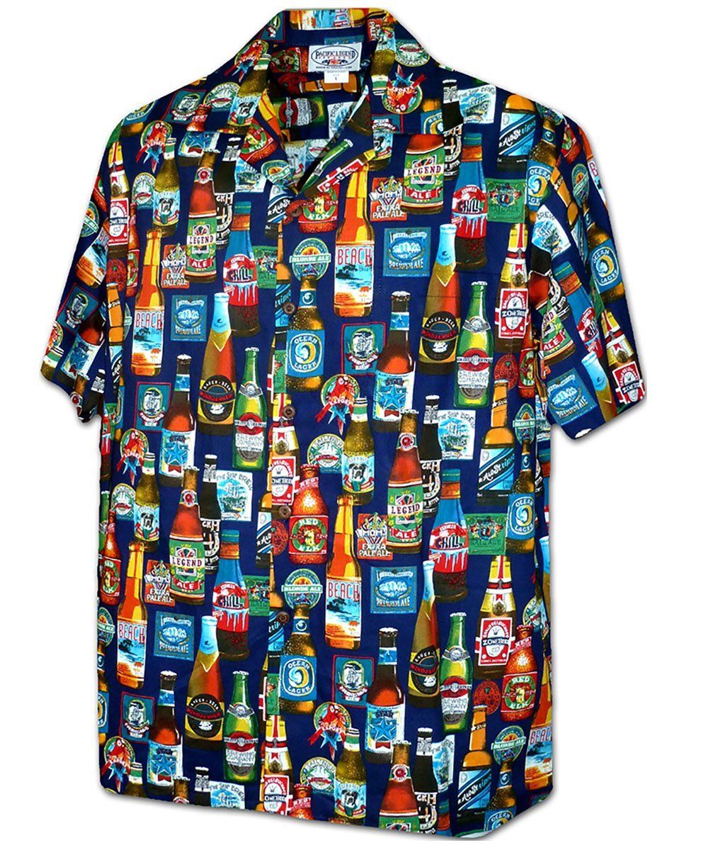 Beer Fest Navy Hawaiian Shirt