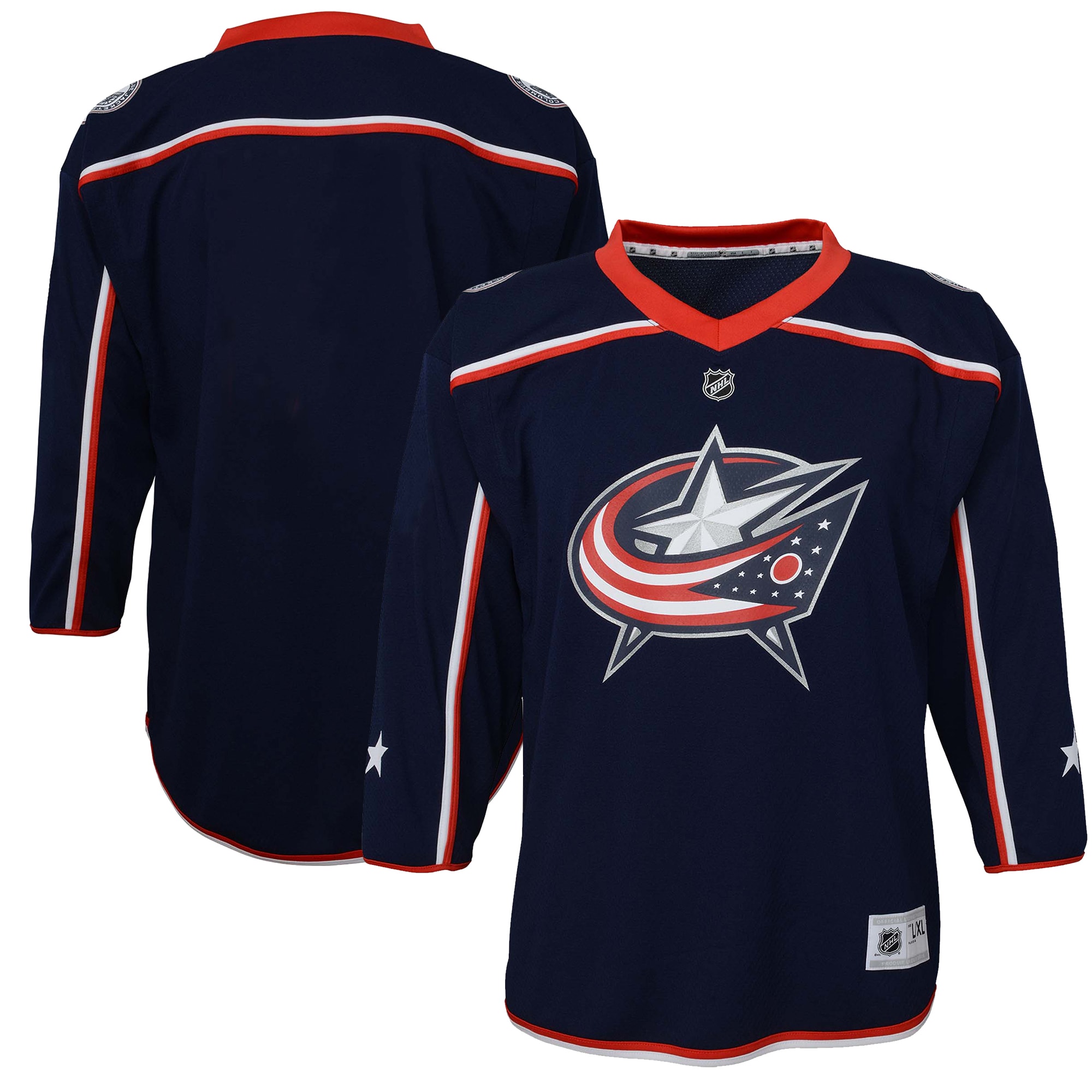 Columbus Blue Jackets Youth Home Replica Jersey – Navy