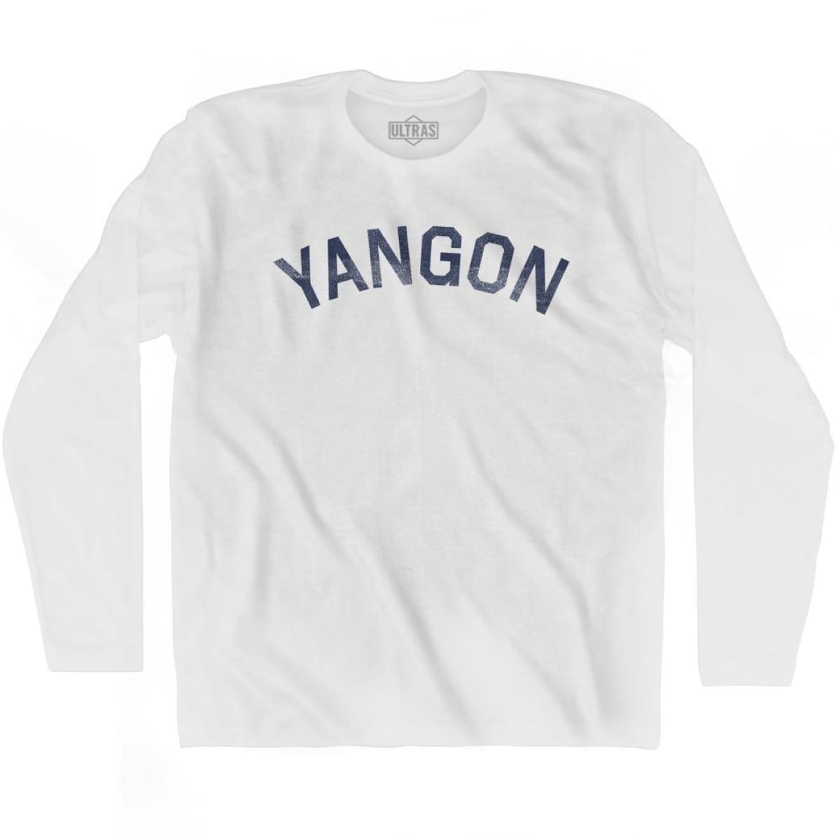 Yangon Vintage Adult Cotton Long Sleeve T-shirt