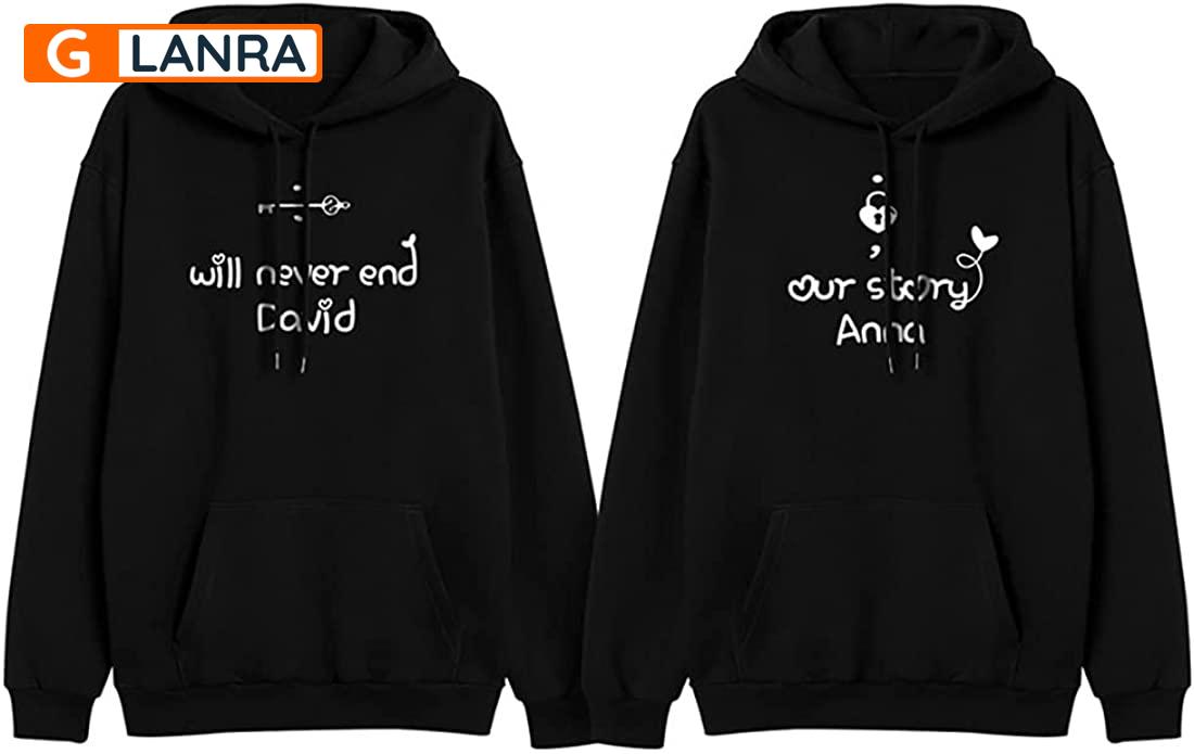 Personalized Will Never End Our Story Hoodie, Custom Key Lock Couple Hoodie, Matching Couple Hoodie, Husband Wife Hoodie, Unisex Sweater, Sweatshirt