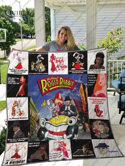 Who Framed Roger Rabbit 3D Quilt Blanket, Fleece Blanket