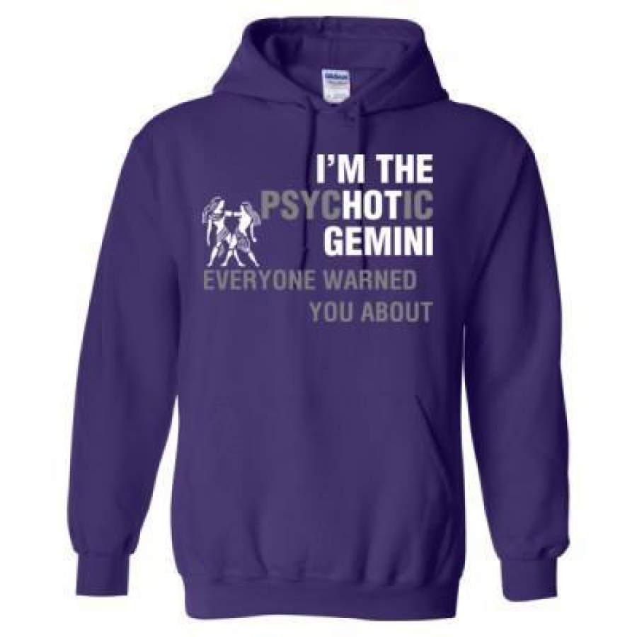 AGR Im The Phychotic Gemini Everyone Warned You About – Heavy Blend™ Hooded Sweatshirt