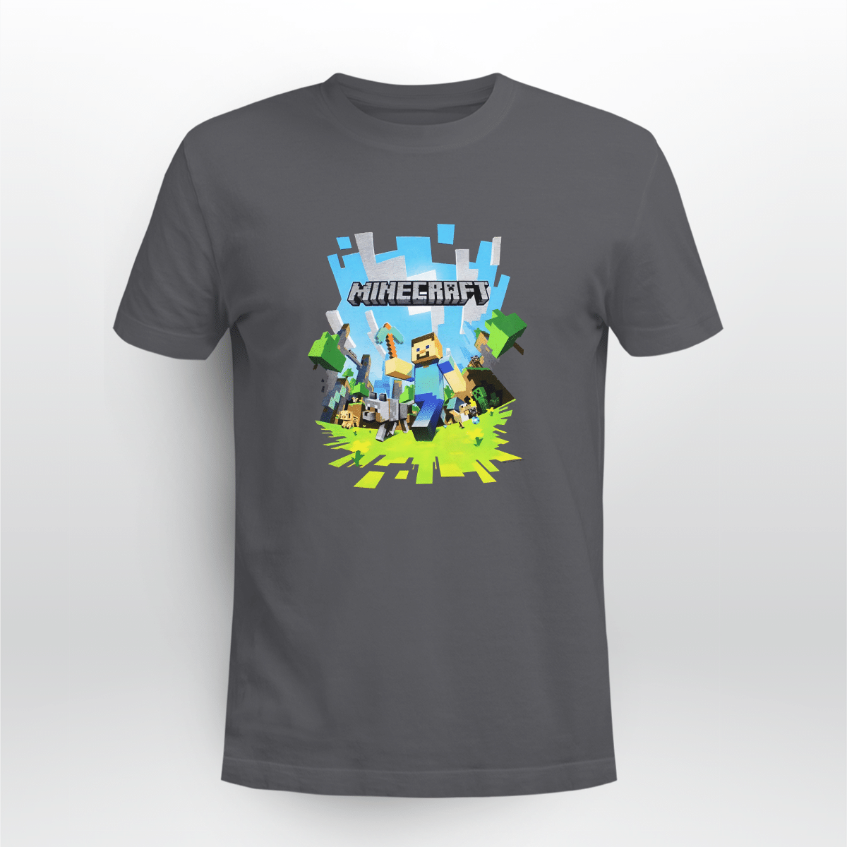 Augustshirt Minecraft Men’S Adventure Premium