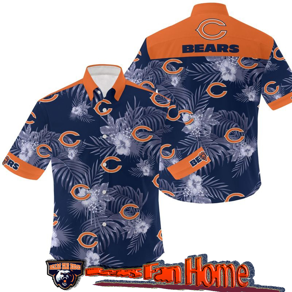 Chicago Bears Hawaiian Shirt Cute Gift For Fan