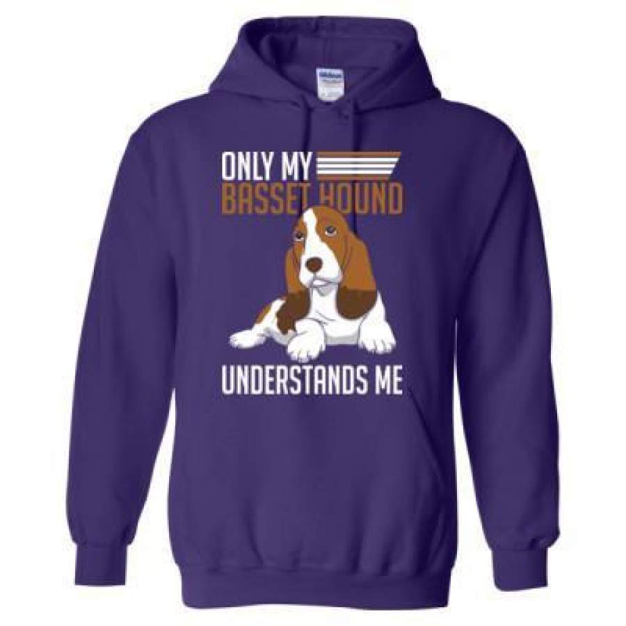 AGR Only My Basset Hound Understands Me – Heavy Blend™ Hooded Sweatshirt