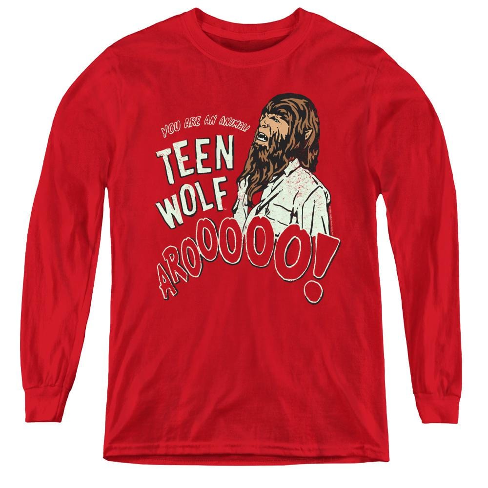 Teen Wolf Animal – Youth Long Sleeve T-Shirt