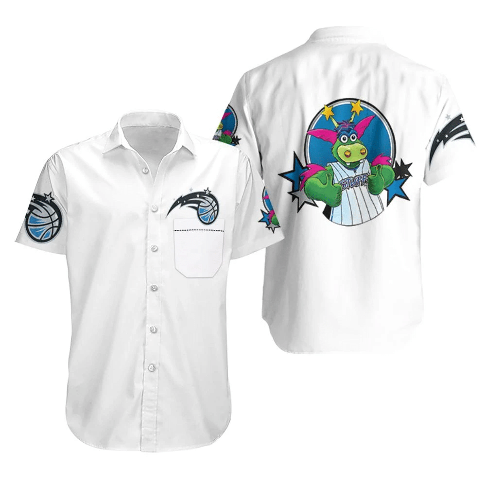 Orlando Magic Basketball Classic Mascot Logo Gift For Fans White Hawaii Shirt Combo Beach Ha59472