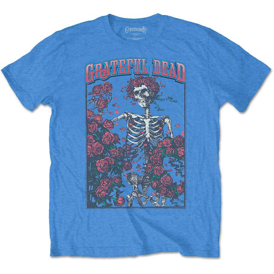 Grateful Dead – Bertha & Logo – Blue  T-shirt