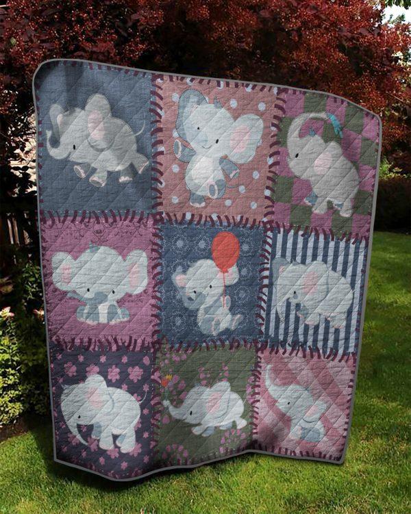 Naughty Elephant Quilt Blanket – Quilt