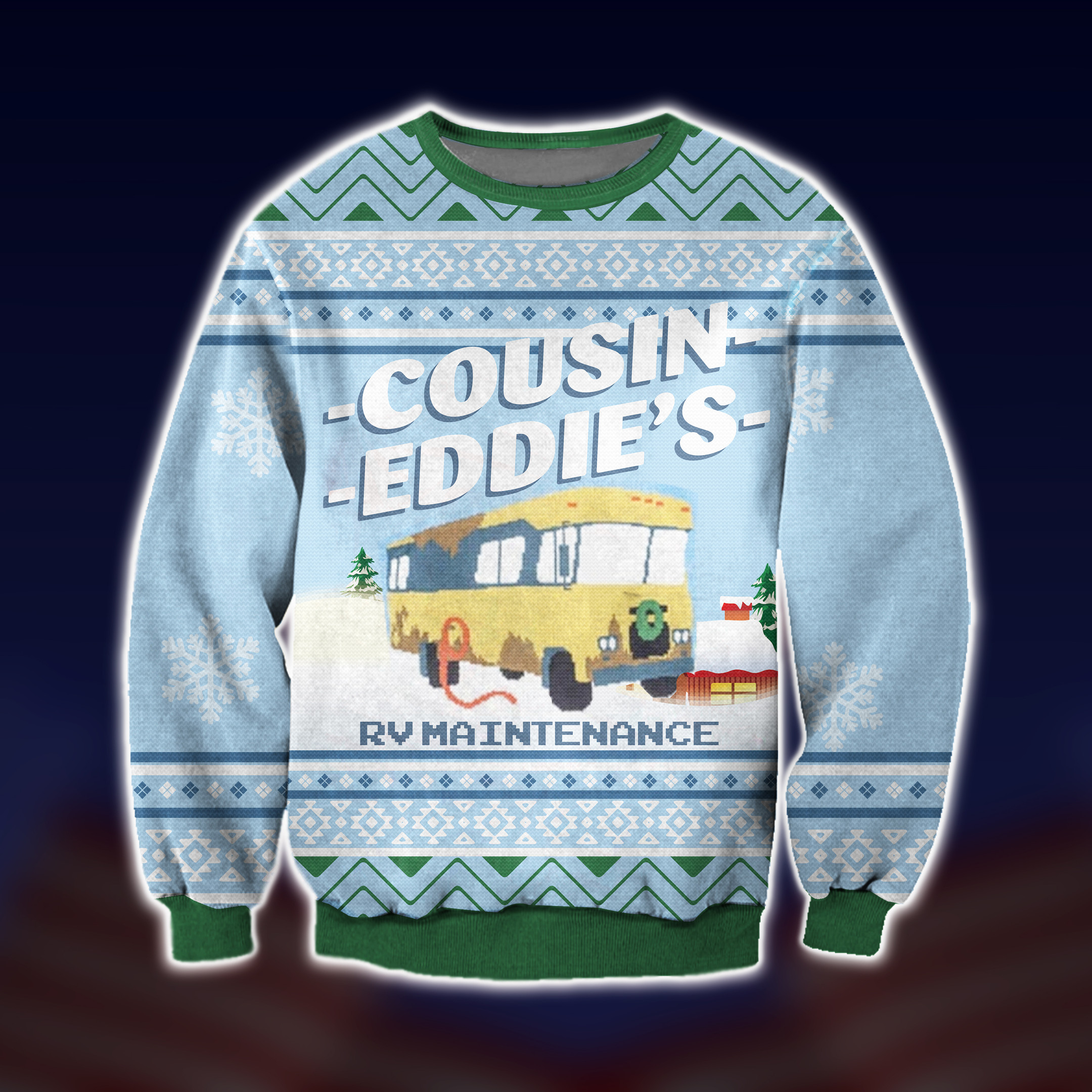 Cousin Eddie’S Rv Maintenance Ugly Christmas Sweater