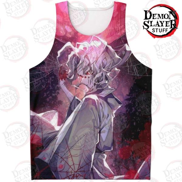 Demon Slayer Shop – Rui Demon 3D Tank Top Kimetsu No Yaiba Merch