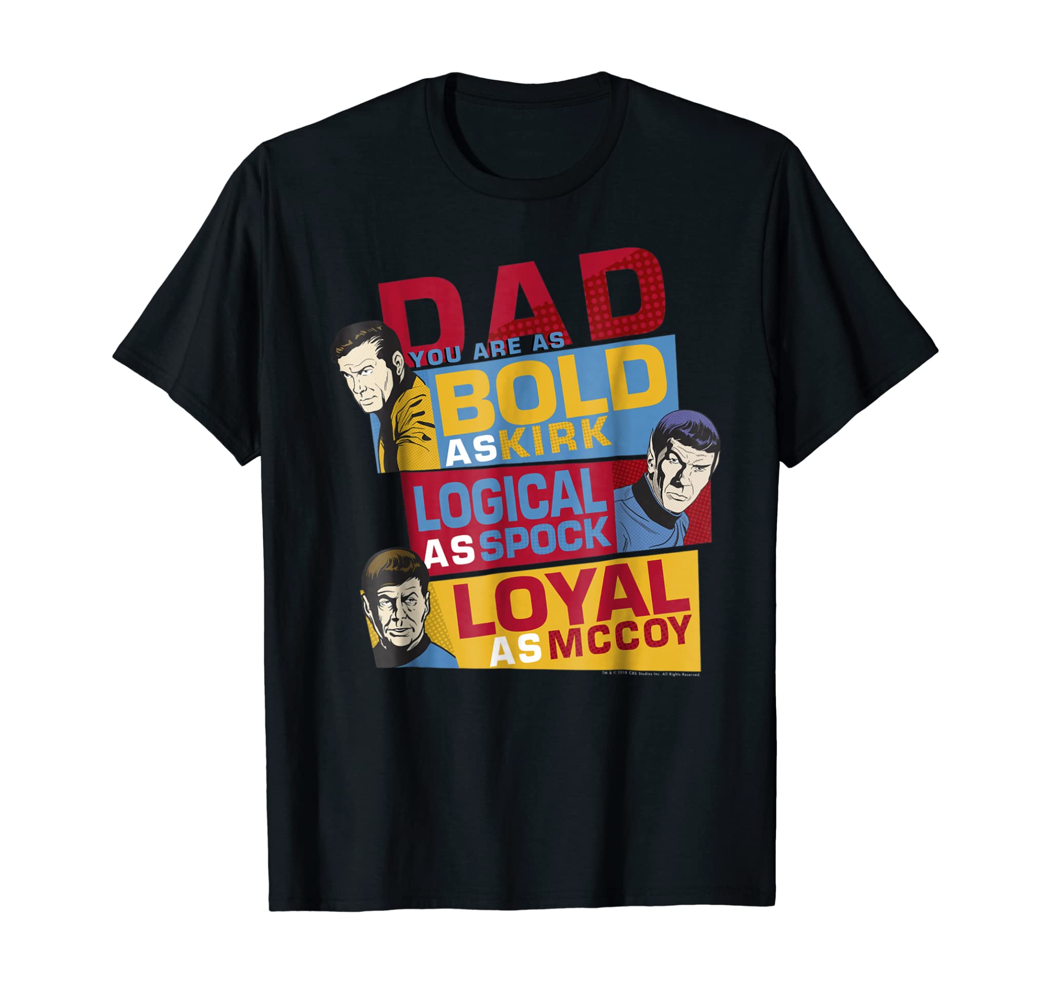 Star Trek Original Series Dad You Are Bold Graphic T-Shirt