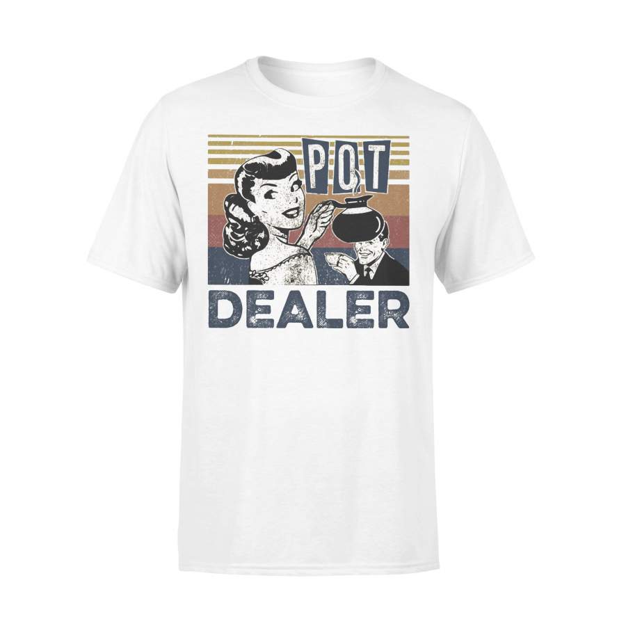 Coffee Lover Pot Dealer Vintage T-shirt