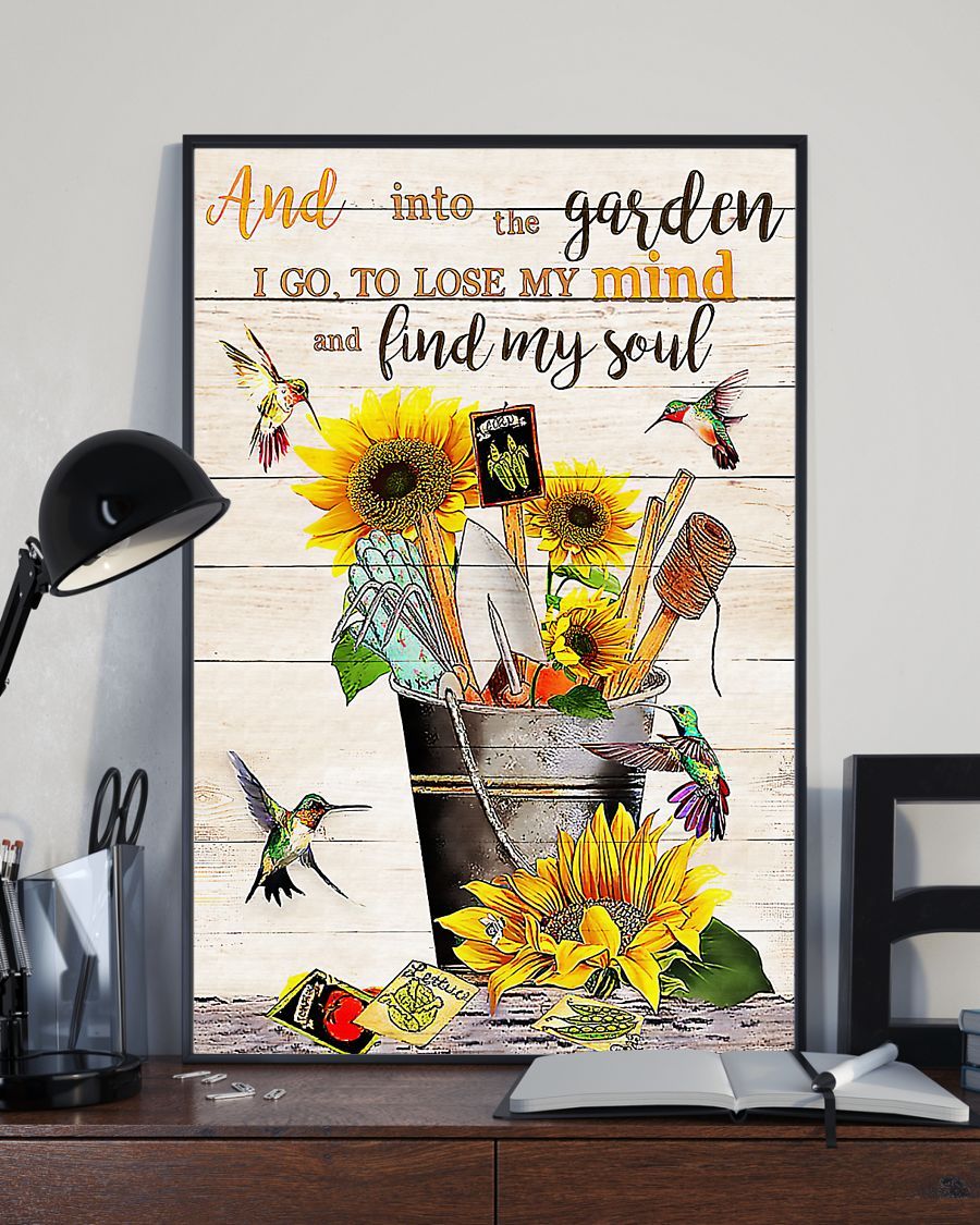 Into Garden Gardening Vertical Canvas And Poster | Wall Decor Visual Art