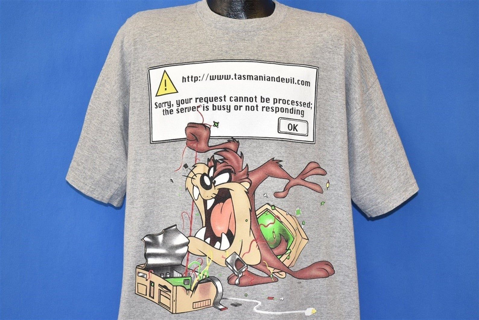 90S Tasmanian Devil Pop-Up Error T-Shirt