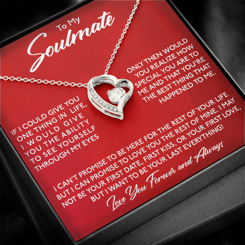 To My Soulmate Necklace Gift – How Special You Are To Me Forever Love Necklace Lx019C