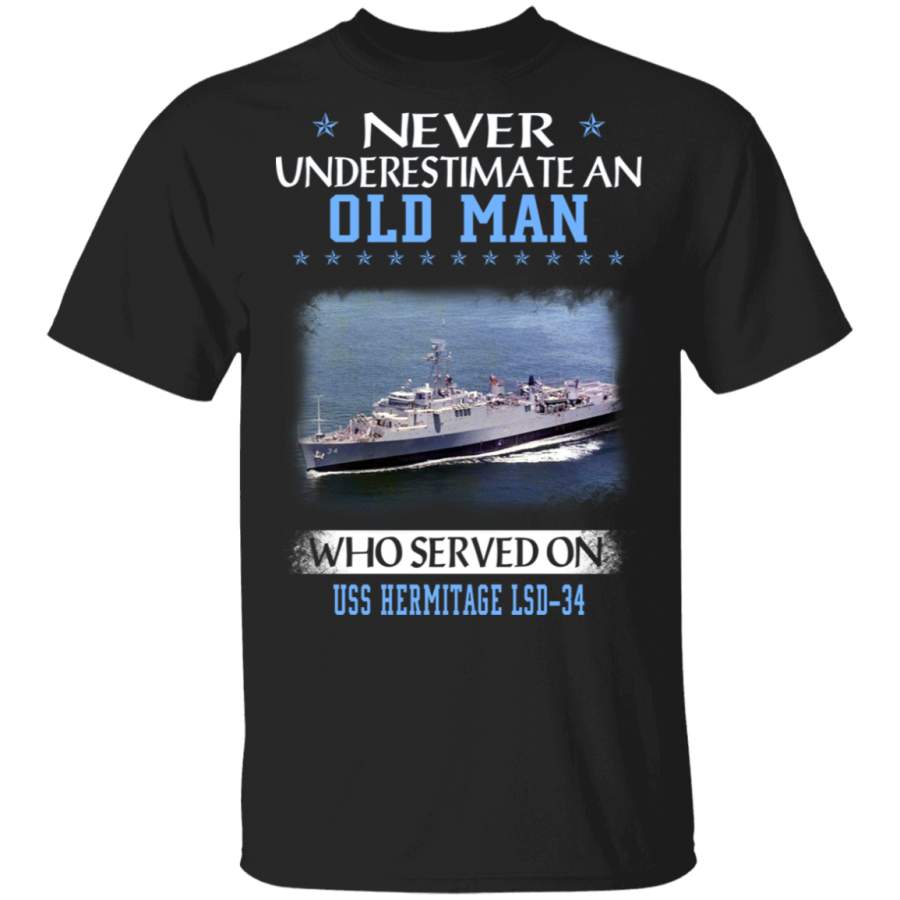 USS Hermitage LSD-34 Veterans Day Christmas Gift T-Shirt