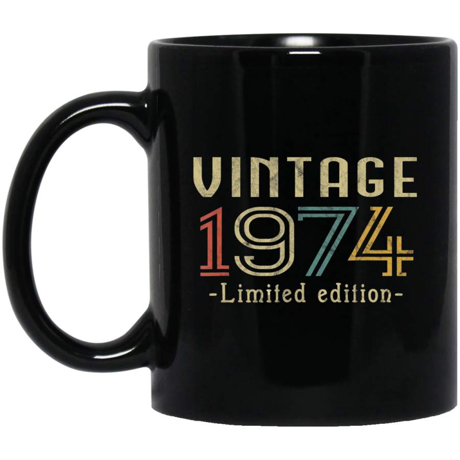 Vintage 1974 45th Birthday Gift Coffee Mug