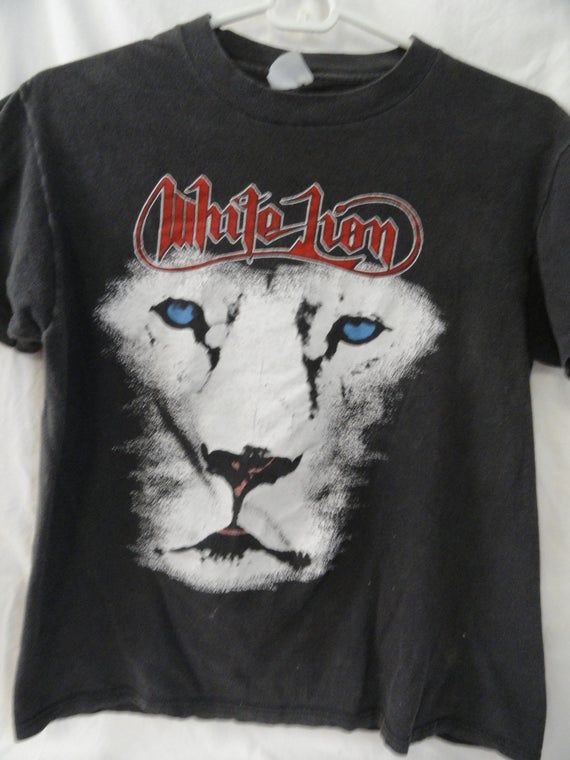 Vintage White Lion Concert T Shirt The Pride In America Tour 1987