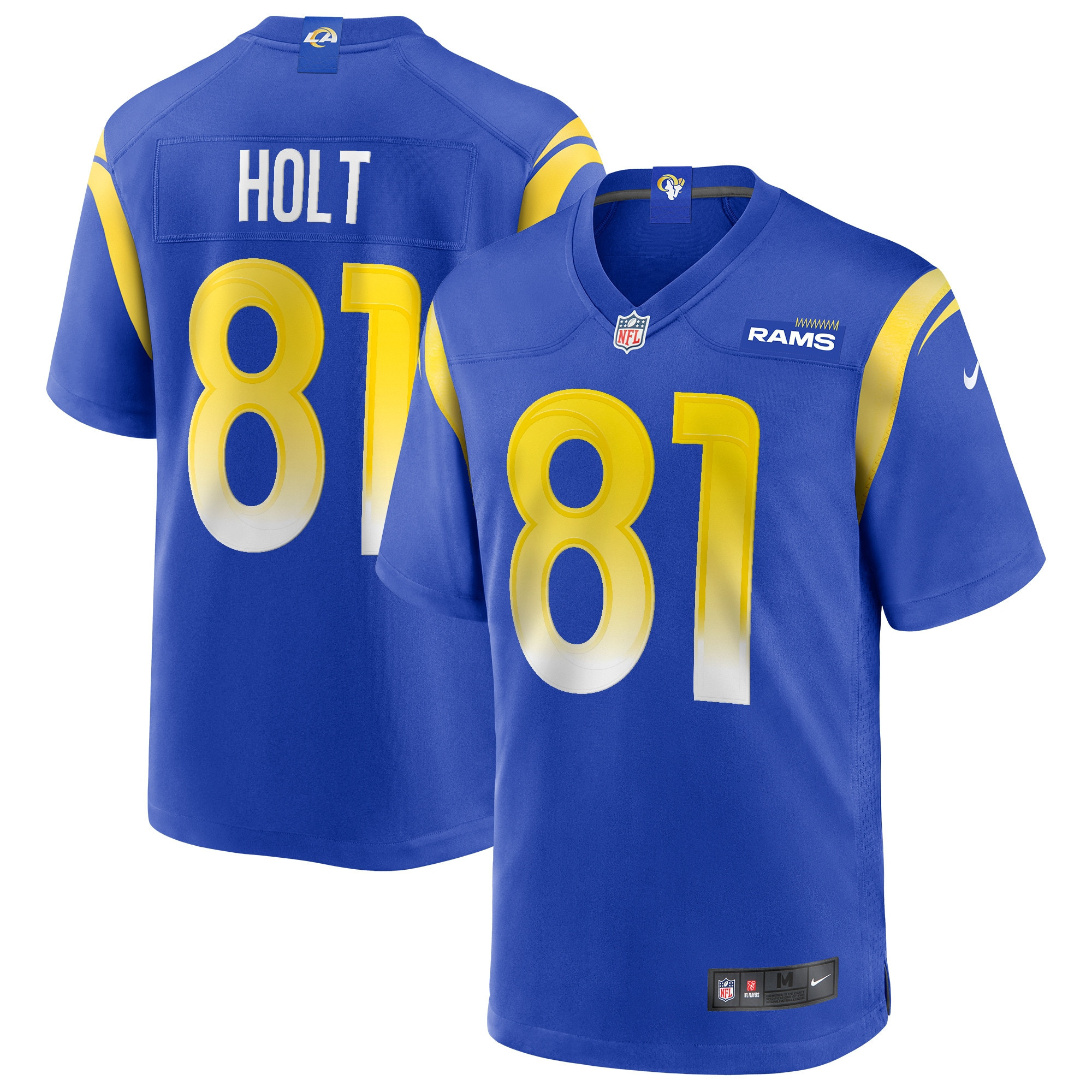 Torry Holt Los Angeles Rams Game Retired Player Jersey – Royal NFL