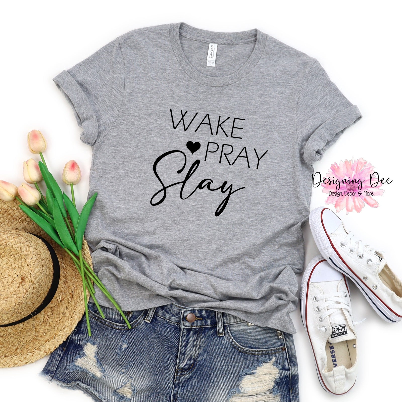 Wake Pray Slay Women’S Christian Shirt