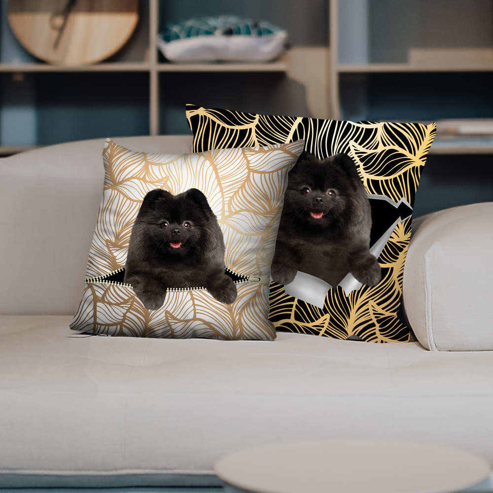 They Steal Your Couch – Pomeranian Pillow Cases V5 (Set of 2)