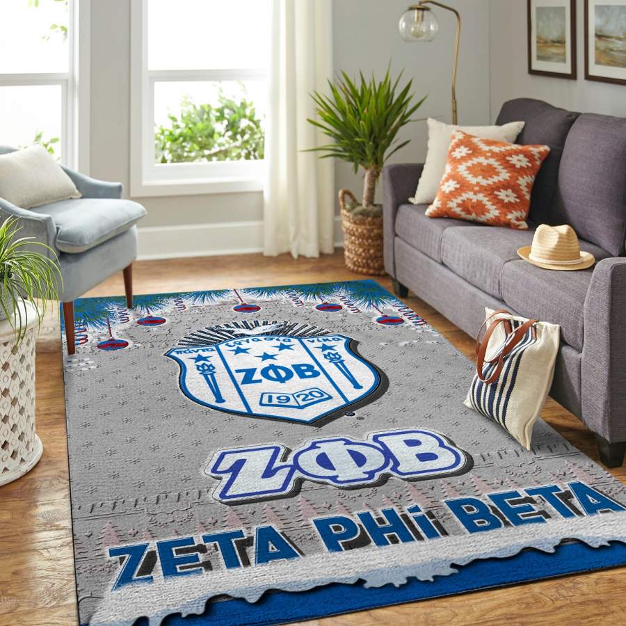 Zeta Phi Beta Christmas Area Rug 29102019