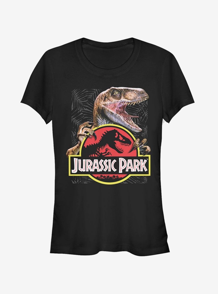 Velociraptor Hooked On Logo Girls Shirt