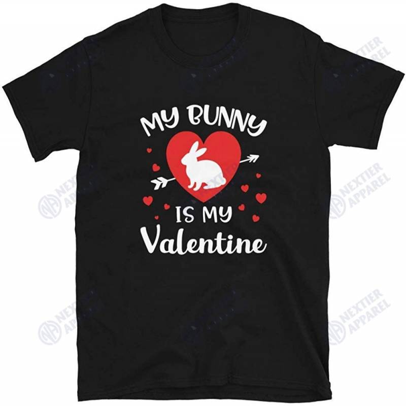 My Bunny Is My Valentine Unisex T-shirt