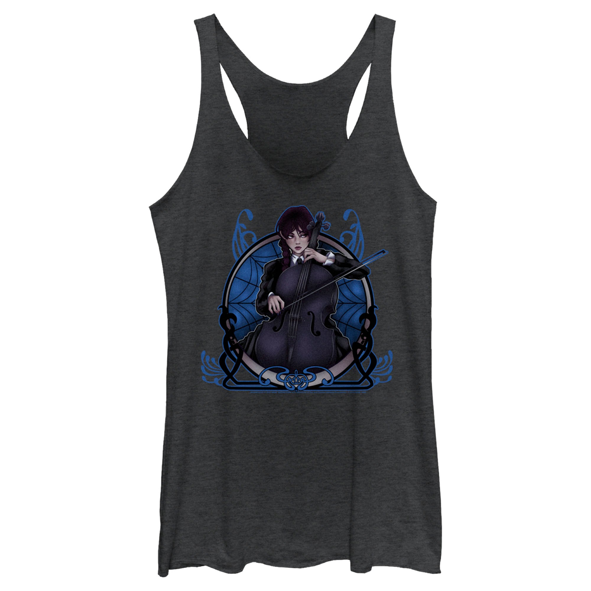 Women’S Wednesday Anime Addams Racerback Tank Top