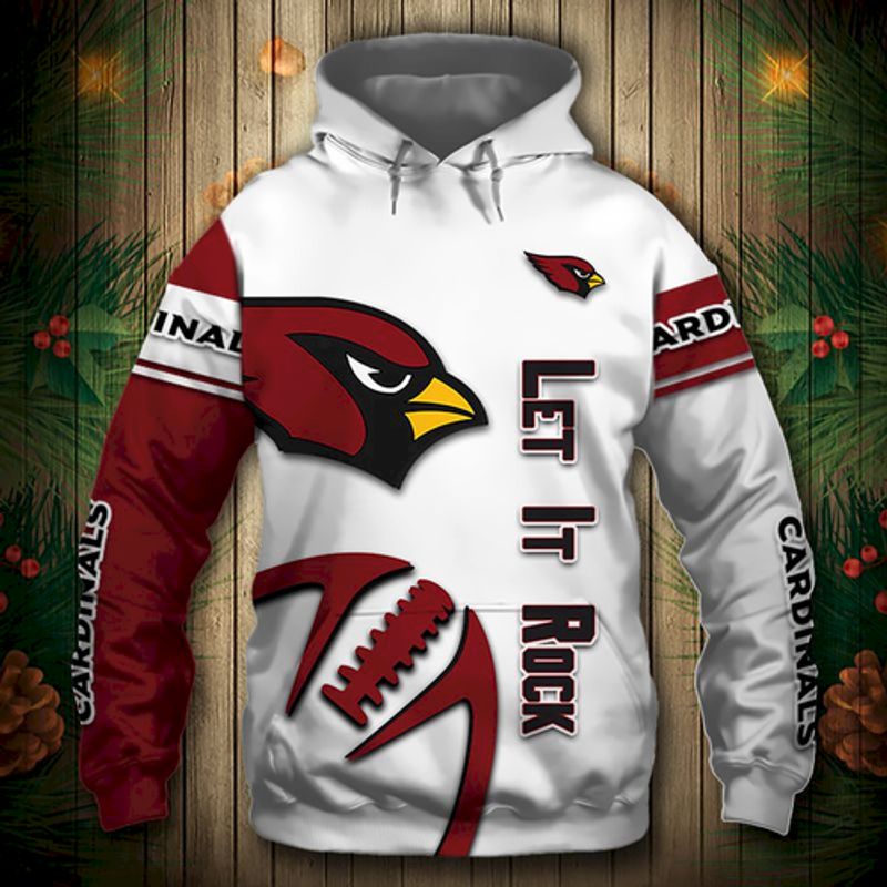 Arizona Cardinals Clothing Apparel Sweater 3D Hoodie All Over Print