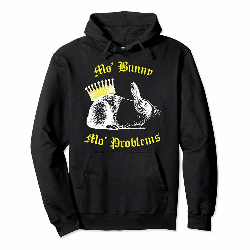 Bunny Rabbit Funny Rap Hip-Hop Quote Graphic Pullover Hoodie