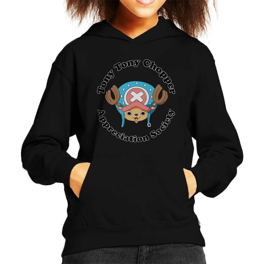 Tony Tony Chopper Appreciation Society One Piece Kid’s Hooded Sweatshirt