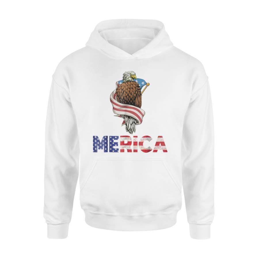 American Bald Eagle Merica Premium Hoodie