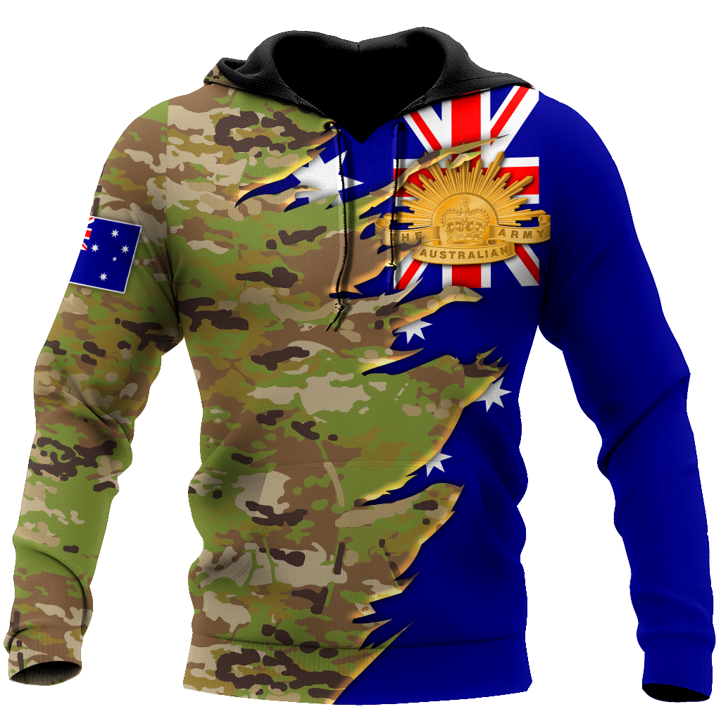 Australian Veteran – Jesus 3D All Over Printed Shirts MH10032107