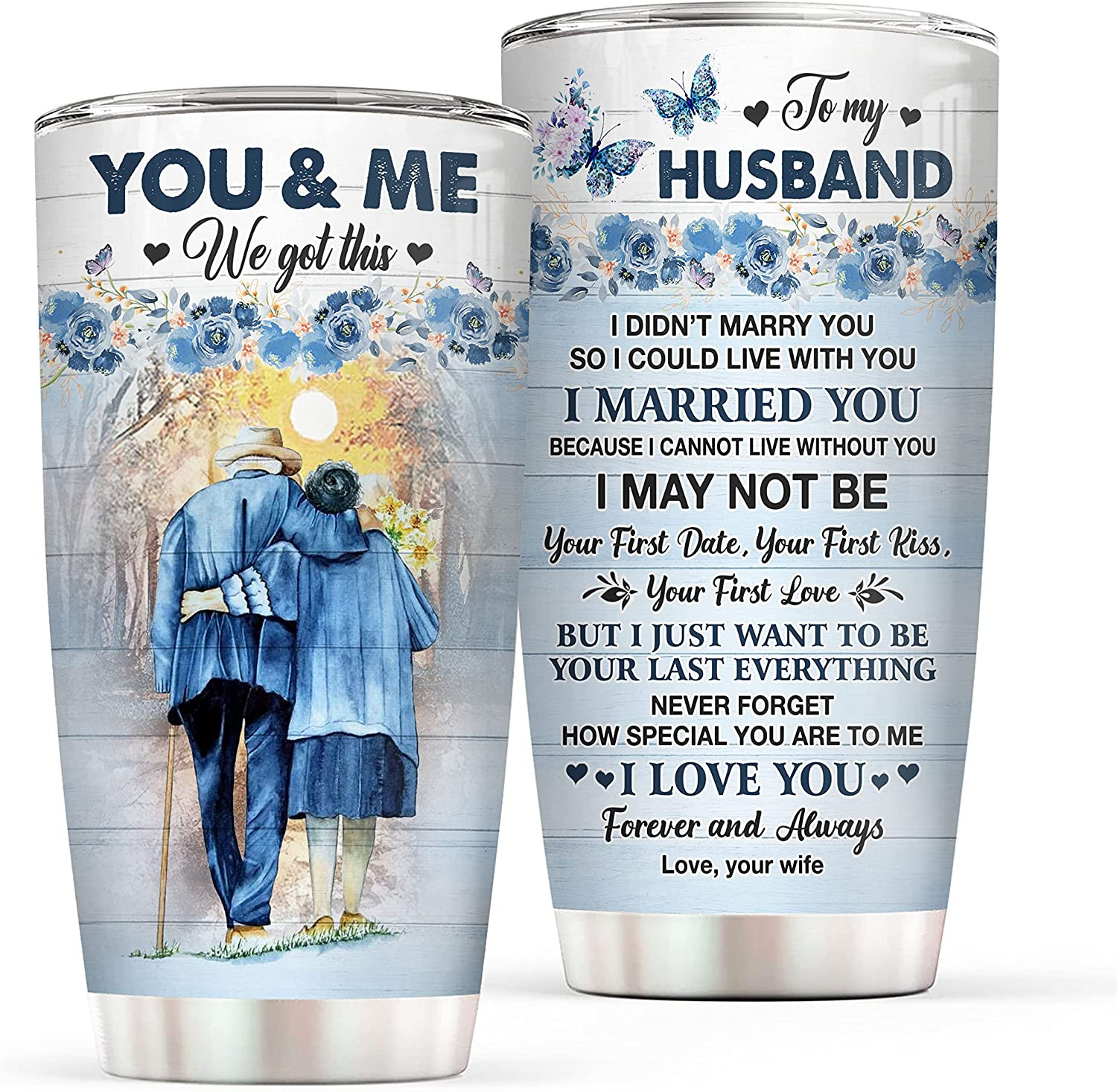 Husband Tumbler  Gifts For Husband – We Got This 20Oz Insulated Stainless Steel Tumbler – Husband Birthday Gift Valentines Day Christmas Gifts For Husband For Anniversary -Romantic Gifts