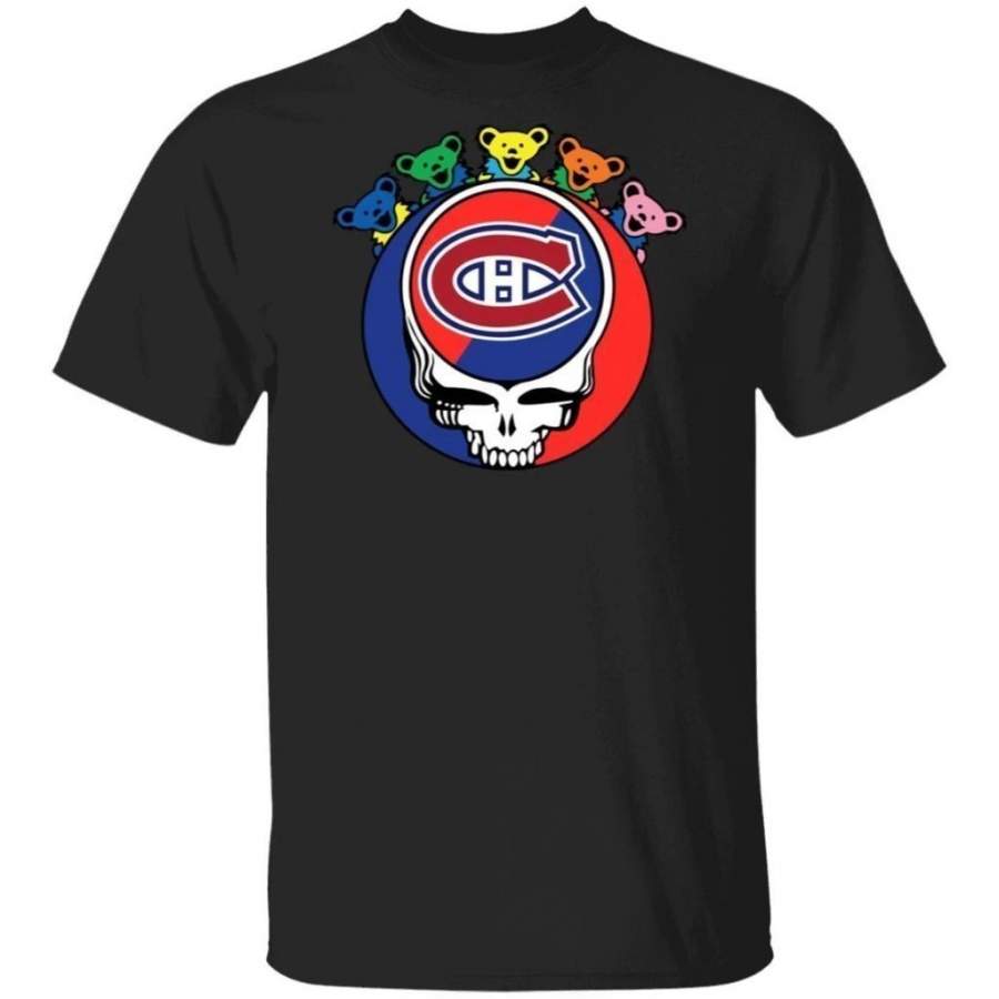 Grateful Dead Mixed Montreal Canadiens Hockey Shirt Cool Gift MN09