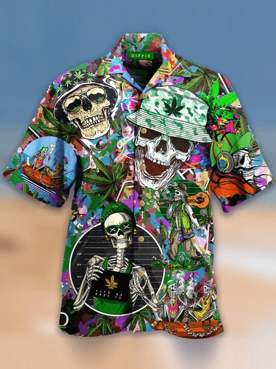 Skull Hippie Hawaii Shirt Unisex Adult Ha51422