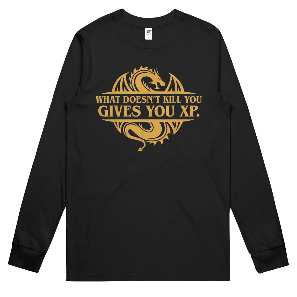 Dungeons And Dragons What Doesn’T Kill You Gives You Xp Long Sleeve T Shirts