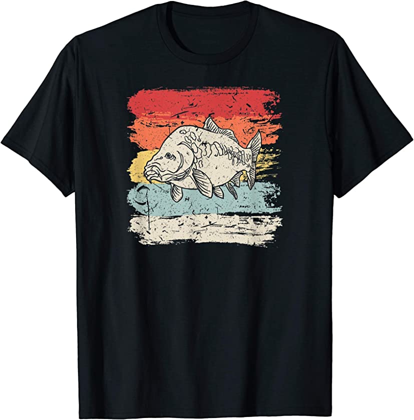 Carp Fish Fisherman Vintage T-Shirt