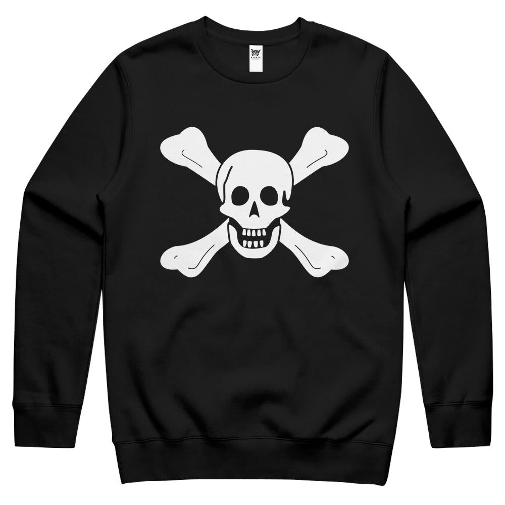 Jolly Roger Richard Worley Pirate Flag Crewneck Sweatshirt