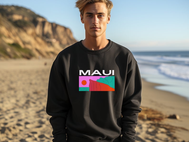 Maui Relief Sweatshirt, Retro Maui Sweatshirt, Maui Charity Fund Sweatshirt, All Proceeds To Fire Relief Efforts Sws2032