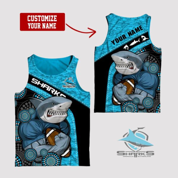 Tank Top Mascot Cronulla-Sutherland Sharks