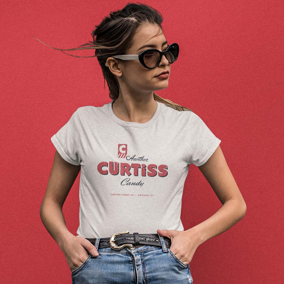 Curtiss Candy Company Chicago Unisex Retro T-Shirt