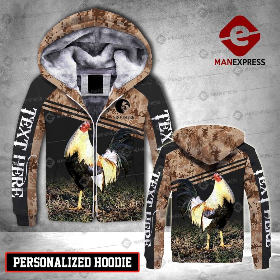 Vh Customize Rooster 2612 3D All Print Fleece Hoodie 18 Style