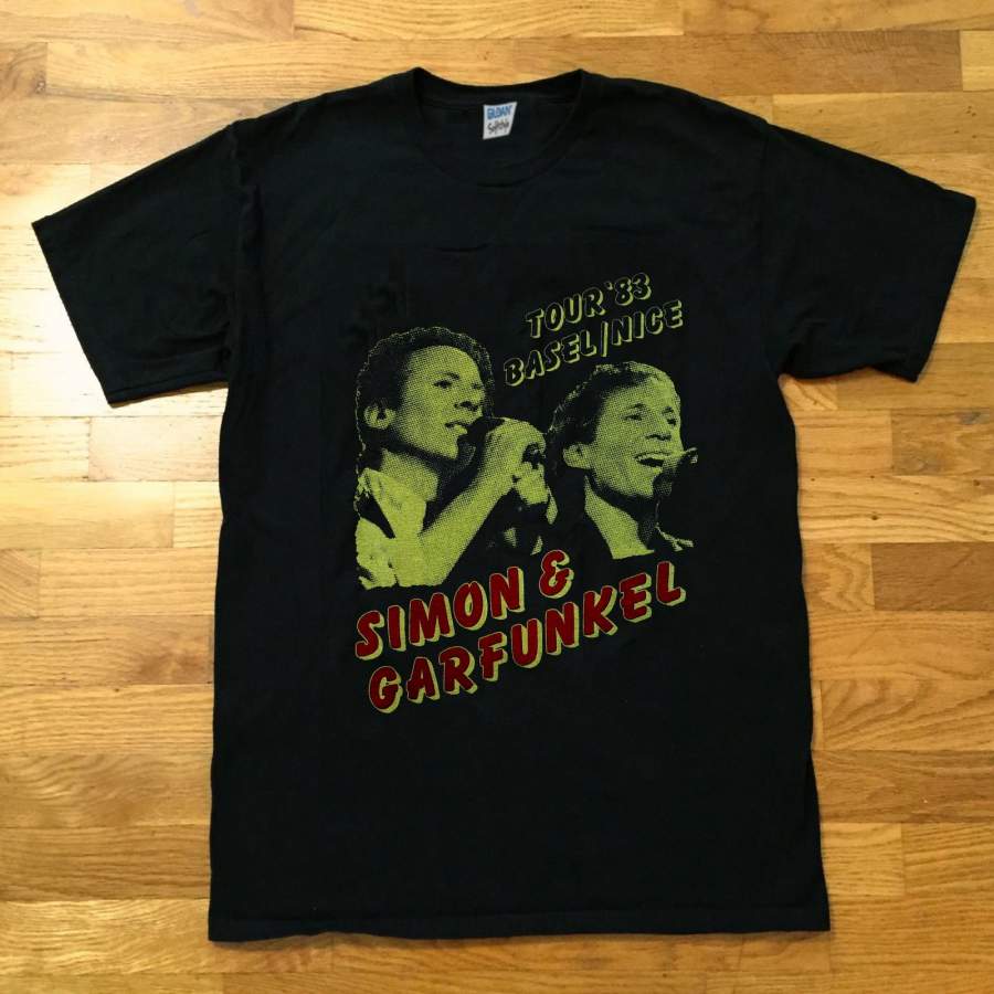 Simon & Garfunkel Vintage Summer Gildan Cotton T-Shirt