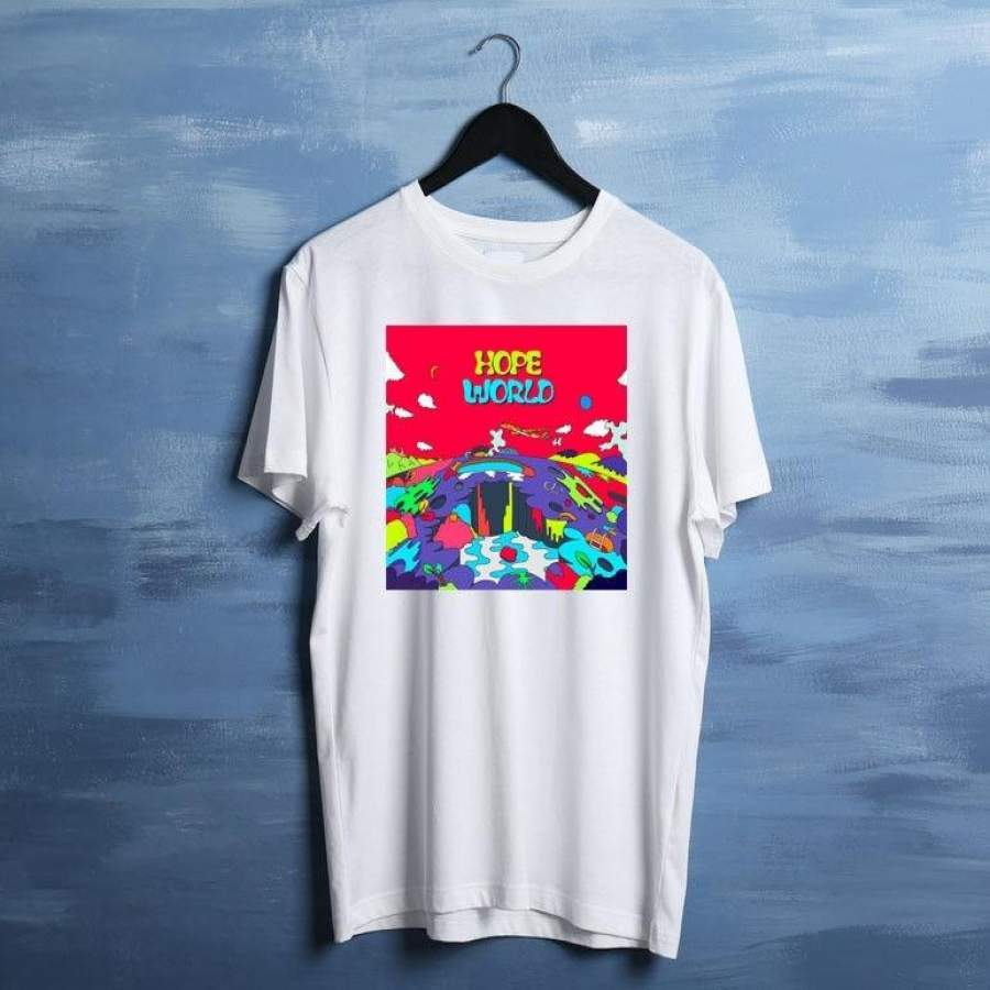 Newest Men'S Funny Hope World Mens Fashion Printed T-Shirt - TEENIDI Store