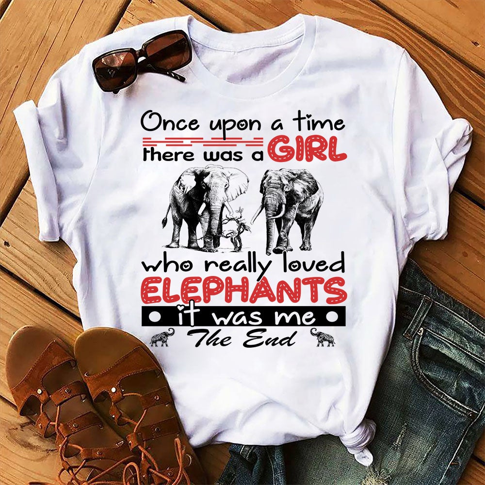 A Girl Who Really Love Elephants Funny Animal Graphic Unisex T Shirt, Sweatshirt, Hoodie Size S – 5XL