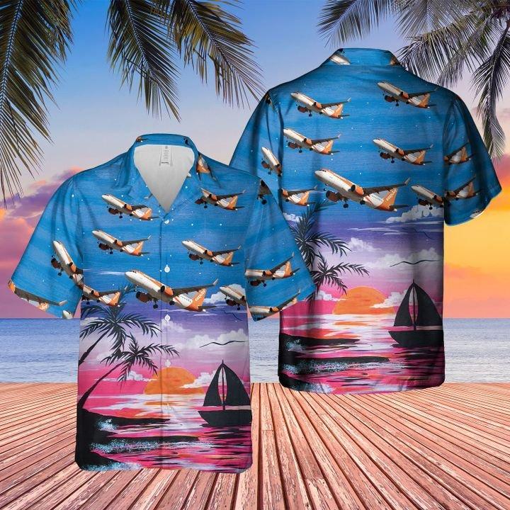 Uk Easyjet Plane Hawaiian Shirt | For Men & Women | Adult | Hw9510