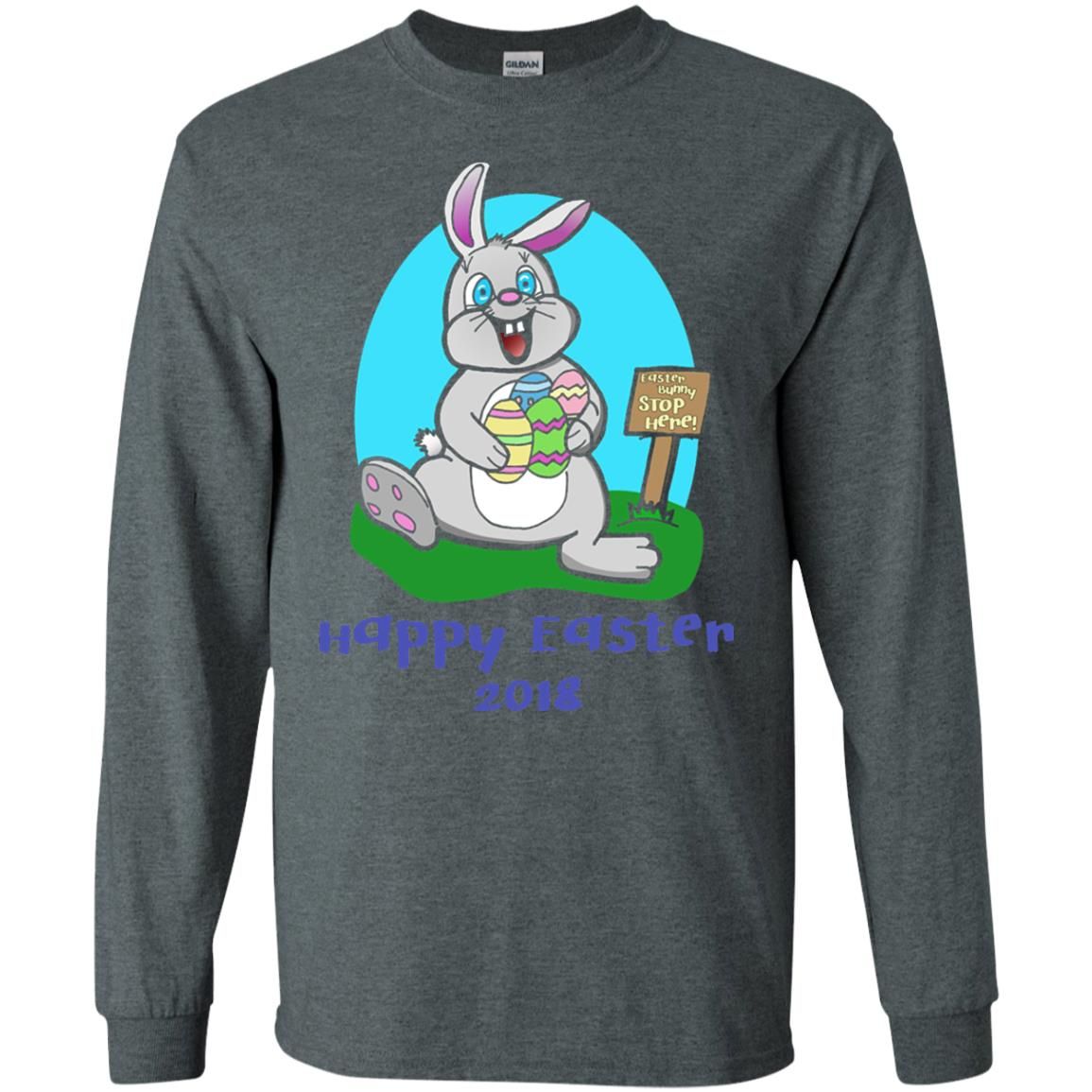 Shop from 1000 unique Easter Bunny Stop Here Funny Easter Day T-shirt